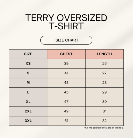Medusa Terry Oversized Tee