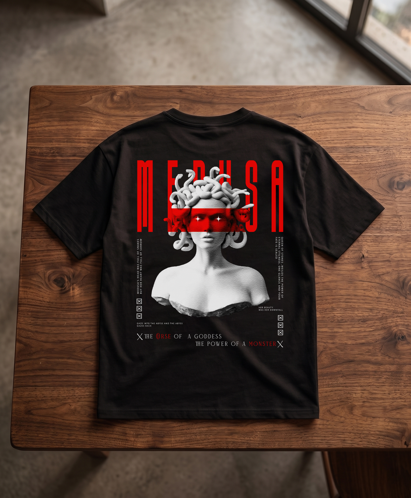 Medusa Terry Oversized Tee